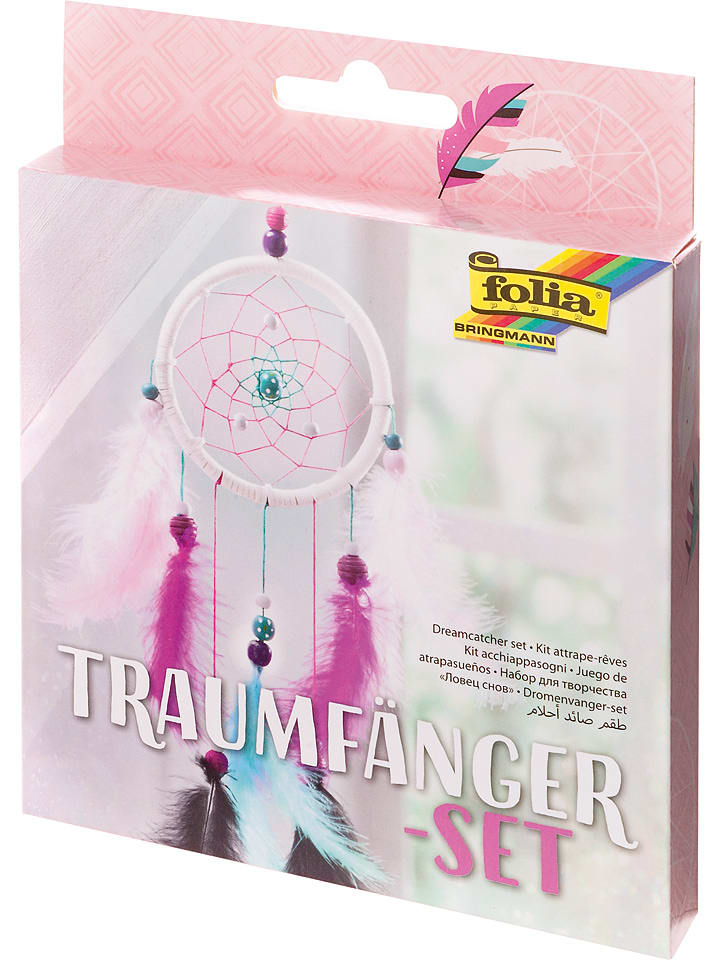 folia PAPER Bastelset "Traumfänger Girly" in Bunt - onesize