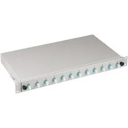 EFB BA71901L24OM3 Spleißbox LC 50/125μ OM3 ausziehbar, 24 Pigtails abgesetzt /12 Kupplungen
