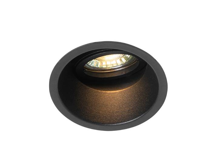 Spot encastré intelligent noir orientable avec Wifi GU10 - Alloy