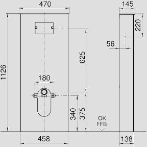 SANIT 04.208.00..0003 Verkleidung INEO SOLO Wand-WC weiß