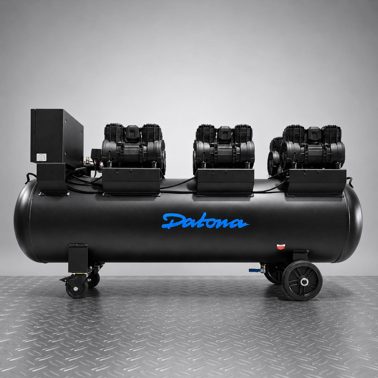 Datona Stille compressor 280L - Olievrij en verrijdbaar - 400V