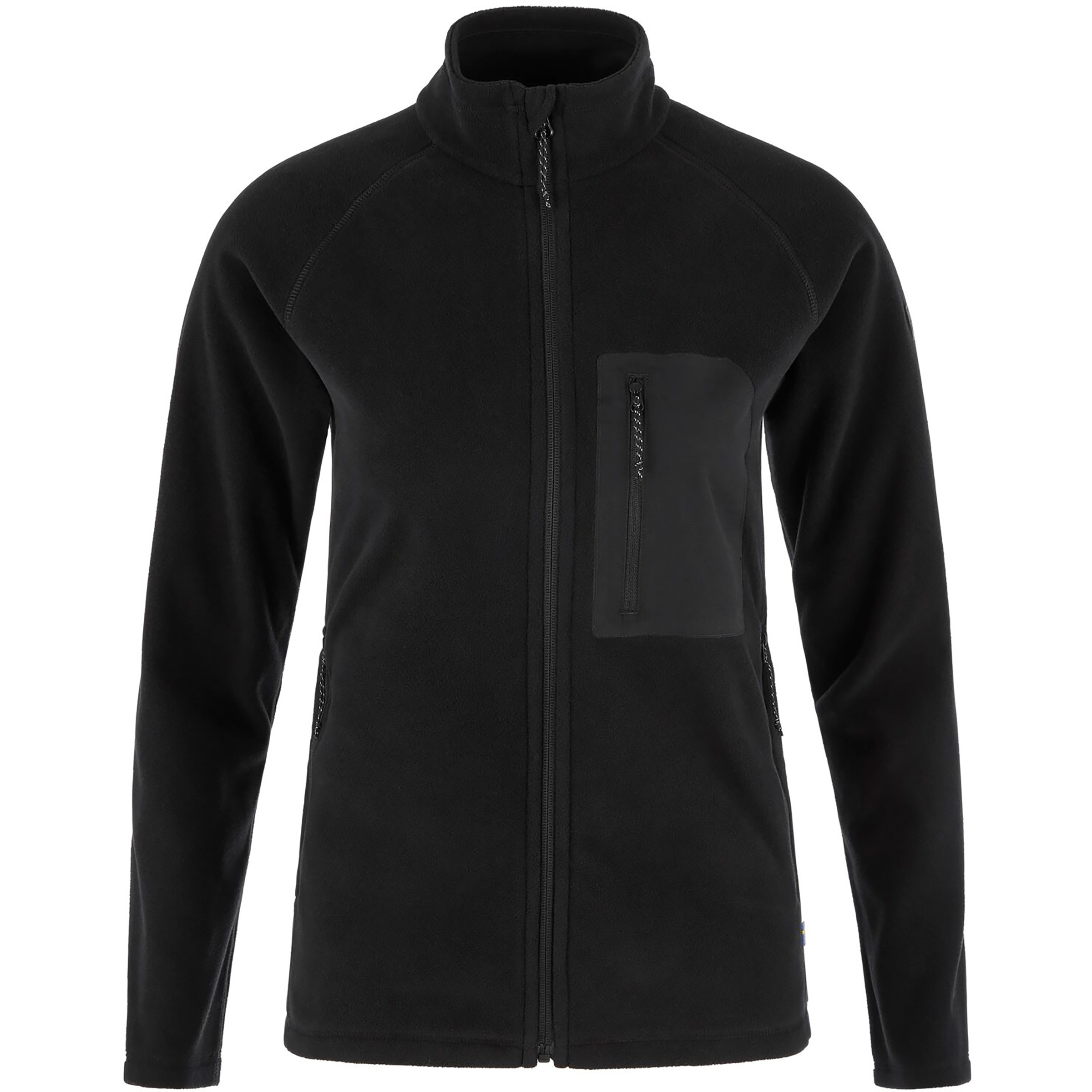 Fjällräven Kaipak Fleece Damen Fleecejacke schwarz Größe XS Camping Klein verpackbar