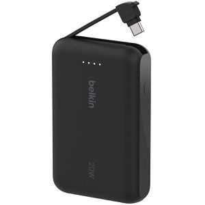 Belkin Powerbank BoostCharge 10K schwarz, 10000mAh, 2x USB-C, Ladeleistung 20 Watt