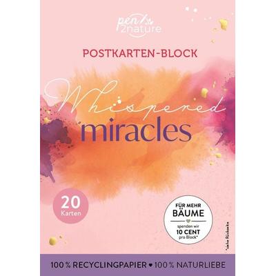 Postkartenblock Whispered Miracles, Karte von , Pen2nature, 978-3-9876413-8-1