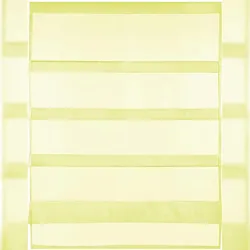 Bestlivings Bistrogardine Raffoptik mit Stangendurchzug "Sky" in 80x110 cm - Gelb