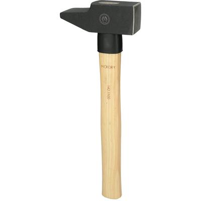 Ks Tools Schlosserhammer, Hickory-Stiel, französische Form, 1000g [Hersteller-Nr. 142.1100]