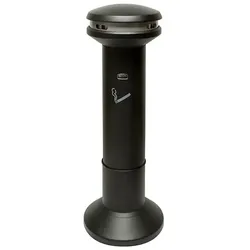 Standascher Rubbermaid Infinity XL Schwarz Design Ascher
