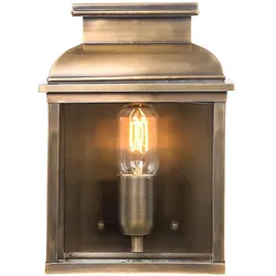 Elstead Elstead Lighting Wandleuchte Old Bailey 1xE27 Altmessing H:28cm L:11cm B:21cm IP44 IP44 OLD-BAILEY-BR