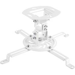 Hama Beamerhalterung, schwenkbar, drehbar, neigbar, für Decke, bis 13,5 kg Beamer-Deckenhalterung Weiß 00220879