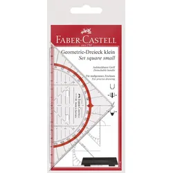 FABER-CASTELL Geometrie-Dreieck mit Griff  16,0 cm