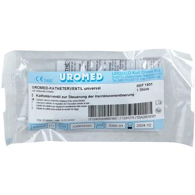 Uromed Katheterventil m.Adapter f.Btl.1501 1 St Zubehör
