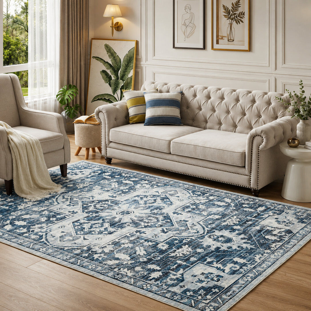 Latitude Vive Caradoc Persian Area Rugs – Traditional Elegance for Any Room TRANQUIL Rectangle 200 x 290cm
