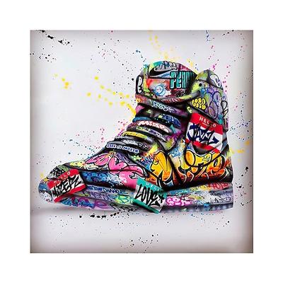 1 Panel Cola Burger Drucke Poster kreative Graffiti Street Wandkunst Wandbehang Geschenk Heimdekoration gerollte Leinwand kein Rahmen ungerahmt ungedehnt