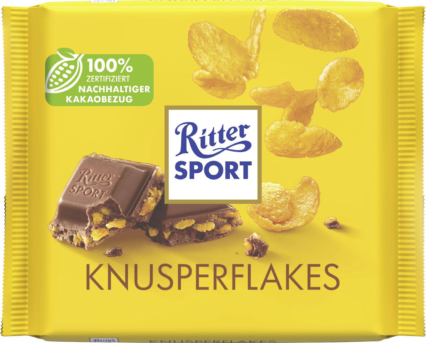 Ritter SPORT Knusperflakes Schokolade 100,0 g 4020