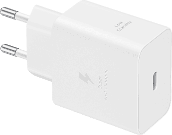 Cargador móvil - Samsung EP-T4511NWEGEU, Carga rápida, Compatibilidad Universal, 45W, USB-C, Blanco
