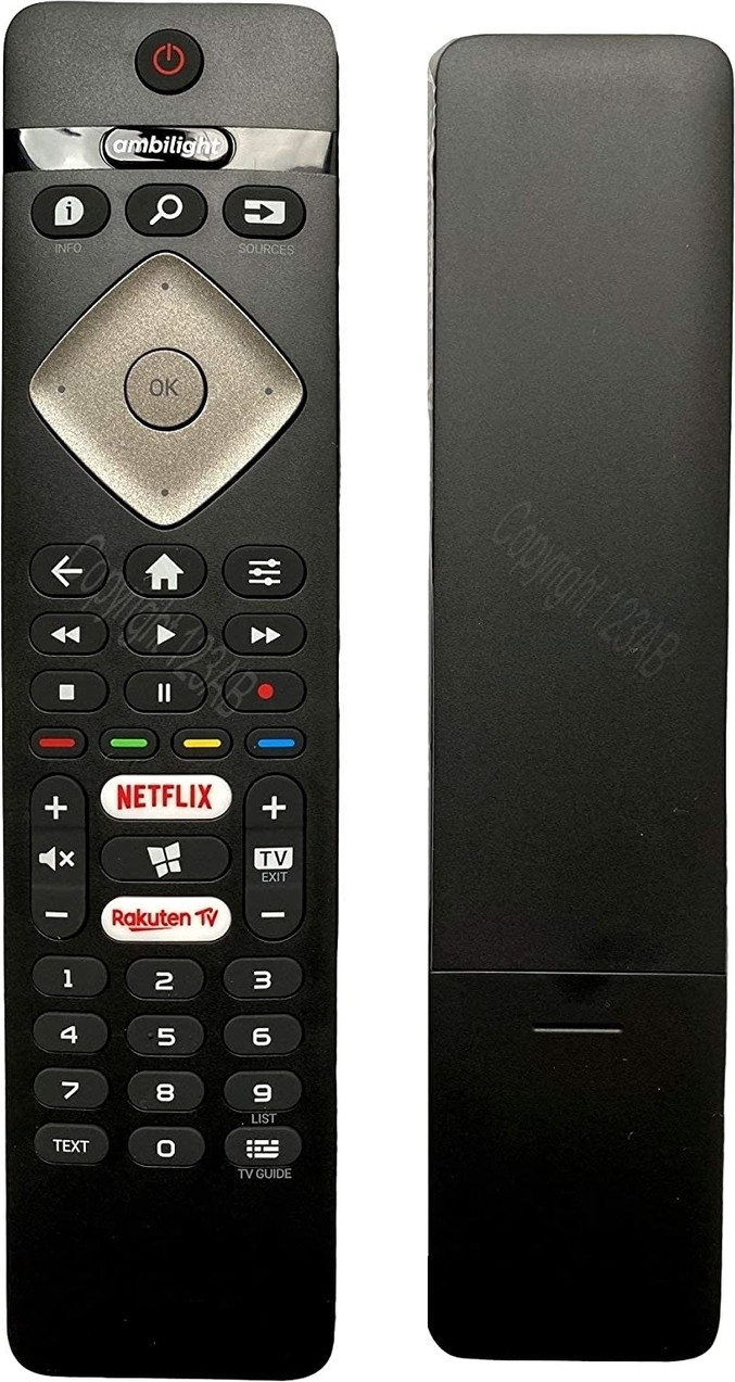 BELIFE Vervangingsafstandsbediening voor Philips TV, modellen BRC0884301/01 en BRC0884406/01