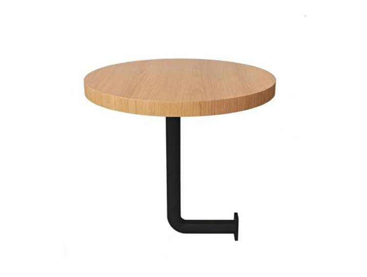 Wandtisch Rund E0 Platte Metallhalterung 2 Größen 35x40 40x40cm Runde Wandtisch für Café Bar und Restaurant(C,40cm/15.7in)
