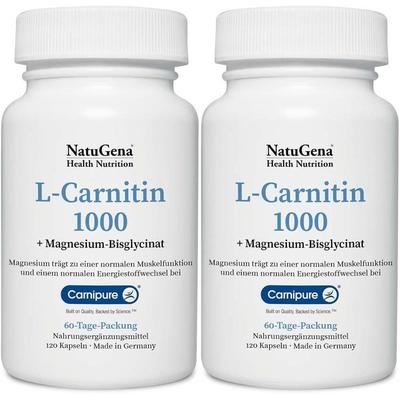 L-Carnitin 1000 Carnipure+Magnesium vegan Kapseln 2x 2x120 St