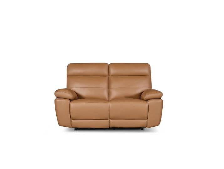 2-Sitzer Ledersofa Sao Paulo - Echtleder Cognacbraun, 167 cm