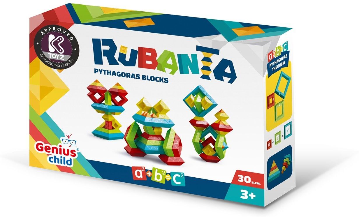 K-Toyz Επιτραπέζιο: Rubanta - Pythagoras Blocks (Greek & English Language)
