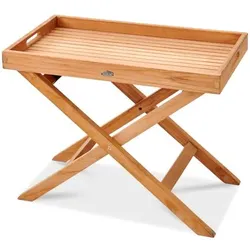 Brafab Tablett Turin 70 x 53 40 cm Teak Braun