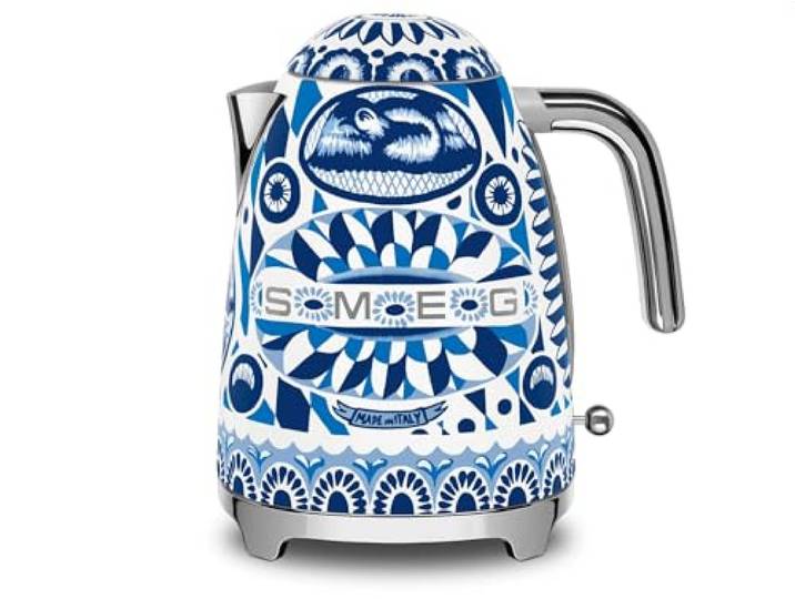 Smeg KLF03DGMEU Wasserkocher Dolce & Gabbana Blu Mediterraneo