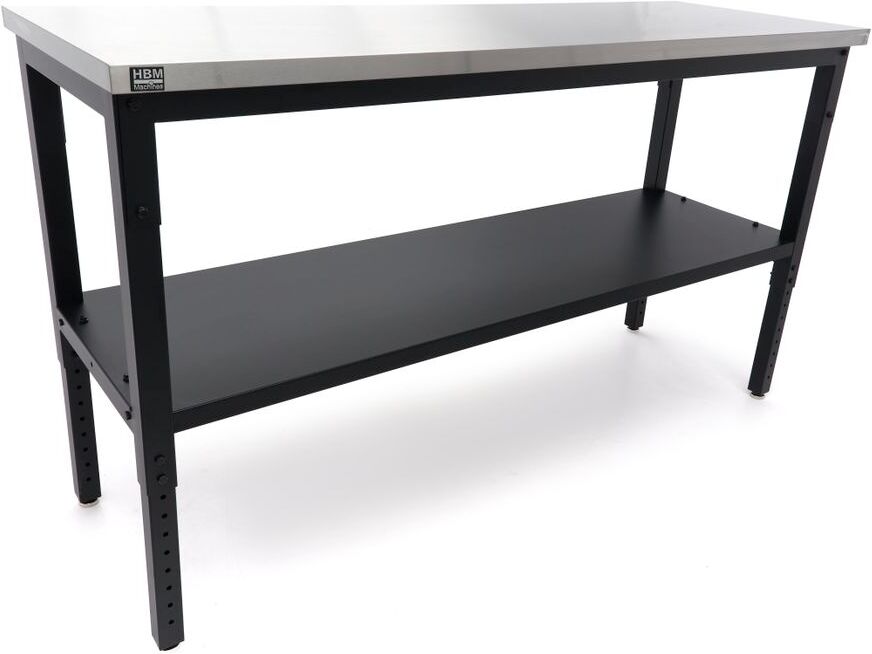 Banco da lavoro HBM in acciaio inox 182 cm