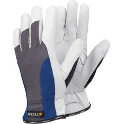 TEGERA Schutzhandschuhe 888 Gr. 10 Nappaleder grau/blau