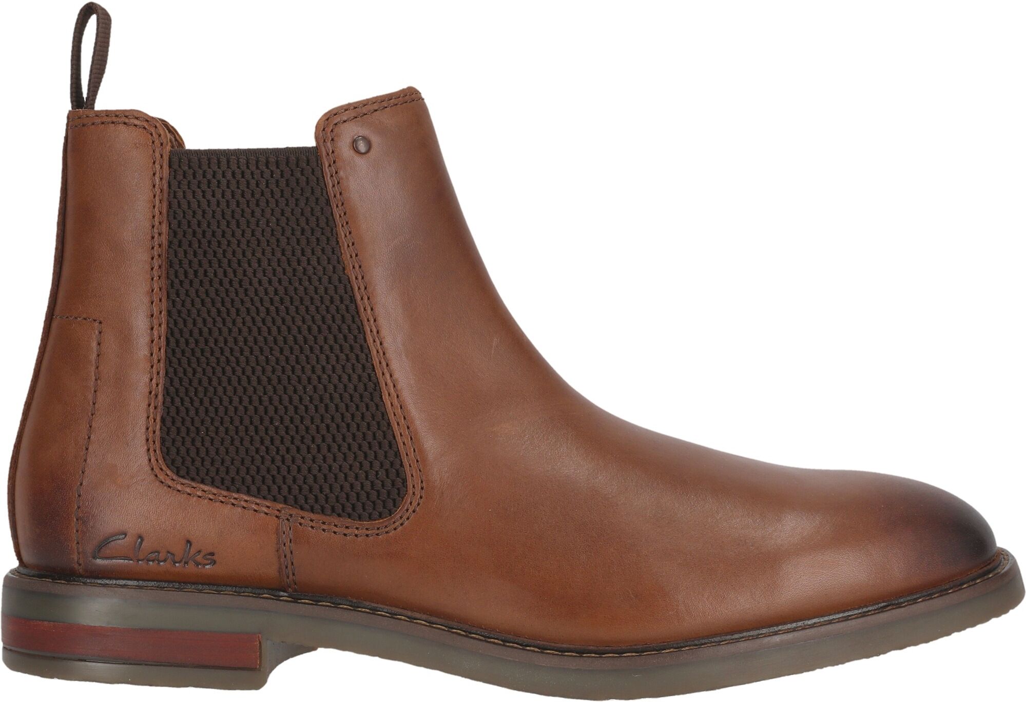 Stiefel CLARKS "Jaxen Easy", Kinder, Gr. 40, braun, Schuhe Stiefel, im klassischen Design