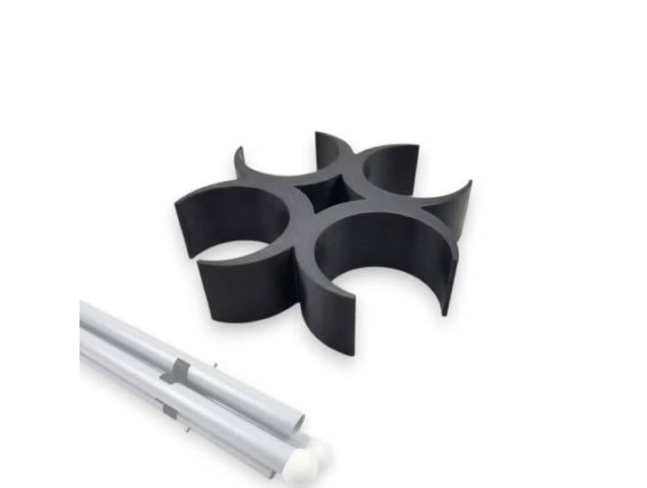 Clips pour pieds de chaise compatible avec chaise Ikea Antilop (lot de 3) En plastique noir\, sans outil ni vis\, compatible avec les pieds de la chaise Ikea Antilop
