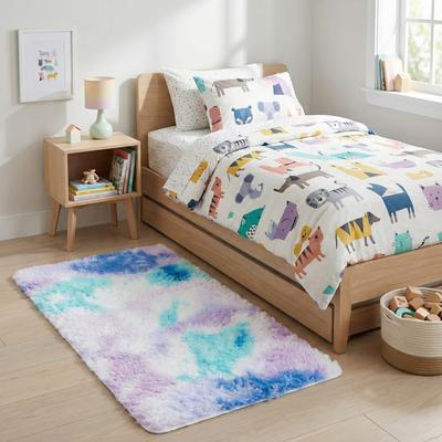 SAFAVIEH Rainbow Shag George Shag Rug