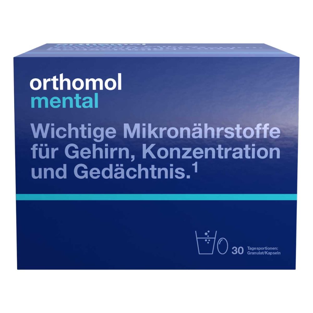 Orthomol pharmazeutische Orthomol Mental Granulat/Kapseln 05382070