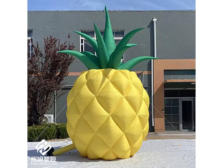 Ananas gonflable avec souffleur, moule à air pour fruits, accessoire de décoration carré pour centre commercial extérieur