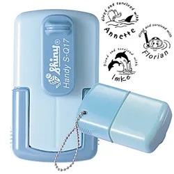 Smart-stamp - Größe: ø 17 mm - Sky blue