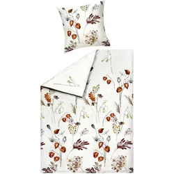 Bettwäsche FRIEDA Satin (BL 135x200 cm) - beige - BL 135x200 cm