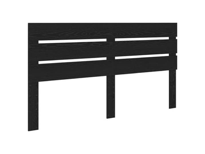 Makastle Kopfteil Schwarz Eichen-Optik Holzwerkstoff 203x100 cm Minimalistisches Design