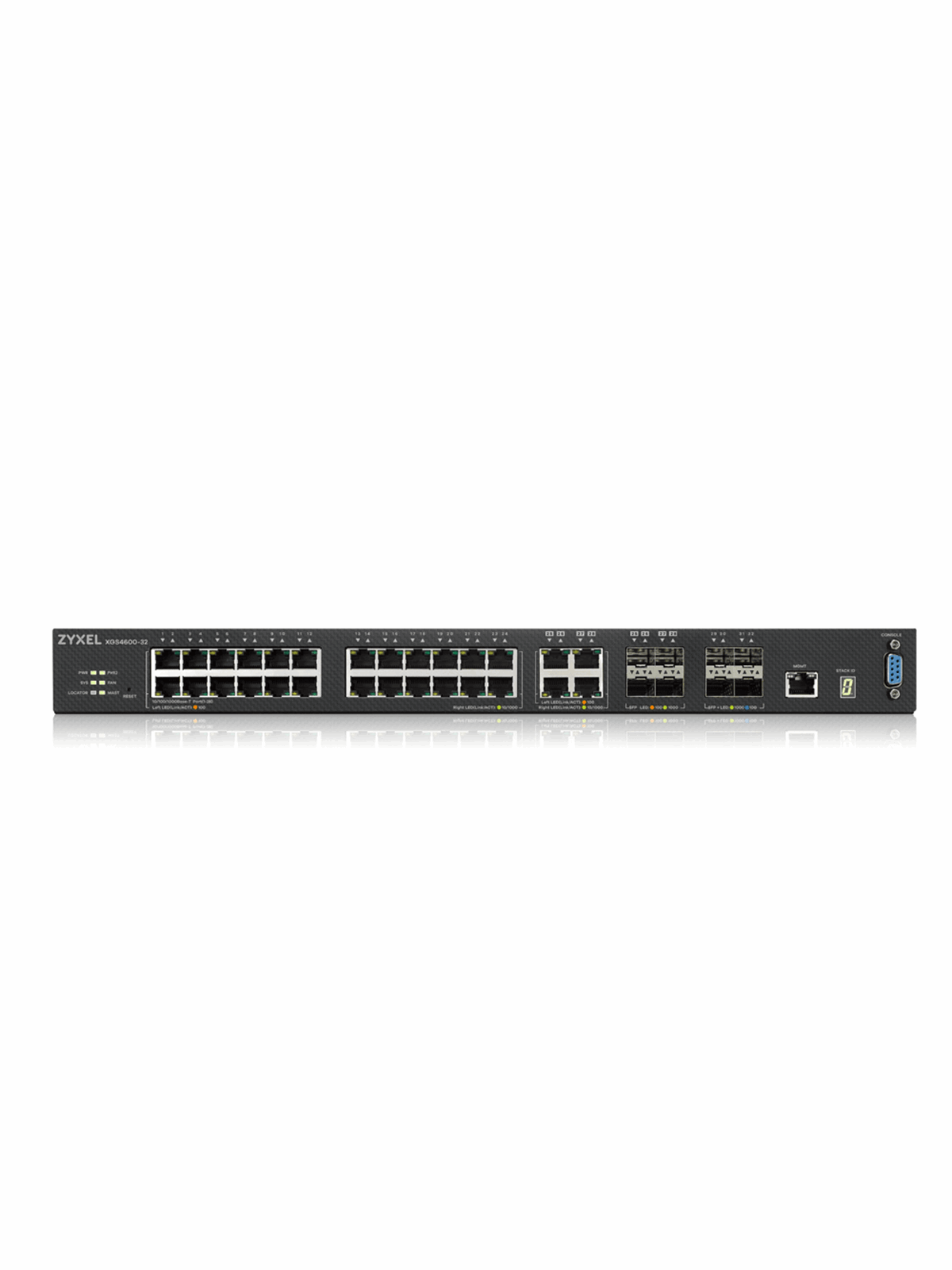 ZyXEL XGS4600-32 28-port GbE L3 Aggregation Switch with 4 SFP+ Uplink