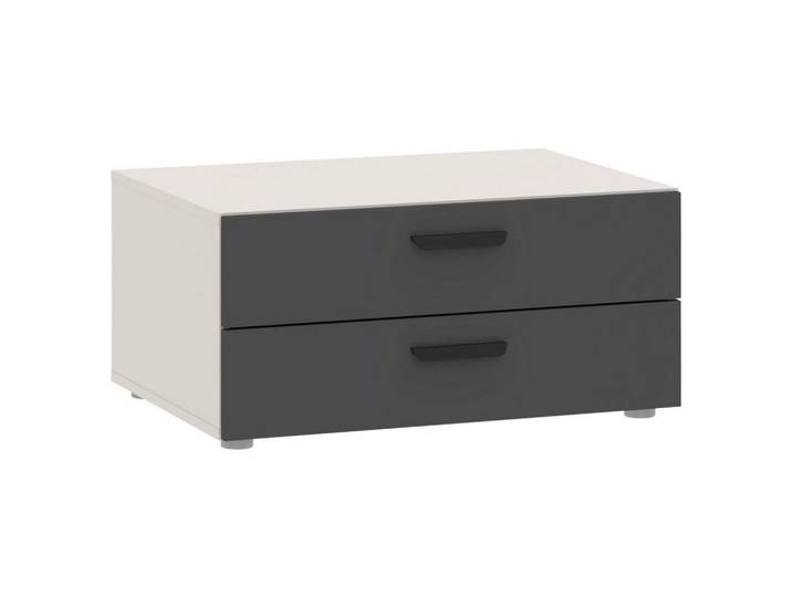 Schubladenbox 74cm Basic Two Kaschmir/Anthrazit