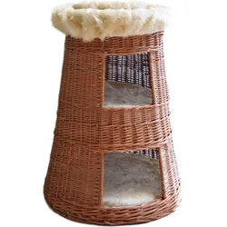 Doppel-Korbturm für Katzen