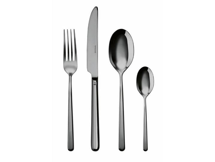 sambonet Besteck-Set Sambonet Linear Besteckset 24-teilig PVD Schwarz