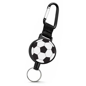 Webbomb Schlüsselanhänger 6849 Fußball, Kunststoff, Jojo mit Karabiner, Stahlseil, 70cm, 1 Stück