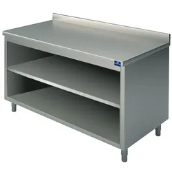 Virtus Neutraler Arbeitsschrank, offen, mit Aufkantung, 1500x500 mm (STFA515)