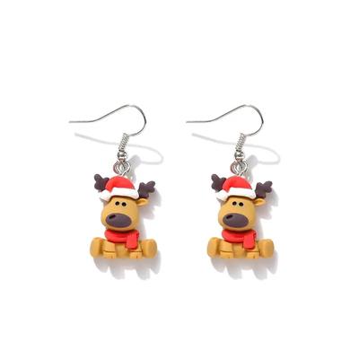 Paar Ohrhänger ADELIA´S "Weihnachtsschmuck Ohrringe Ohrhänger Renntier aus Acryl", bunt, Ohrringe, Damen, Damen, Acryl, Weihnachtsschmuck Ohrhänger Renntier aus Acryl
