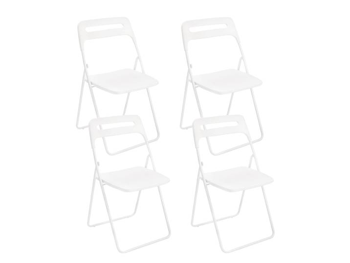 Gartenstuhl KLEO klappbar 4er Set weiss