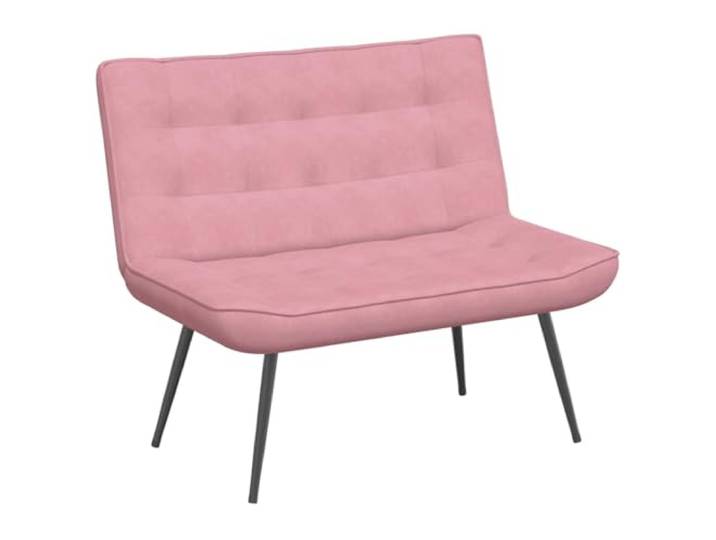 Makastle Sitzbank Rosa 110x74x84 cm Samt