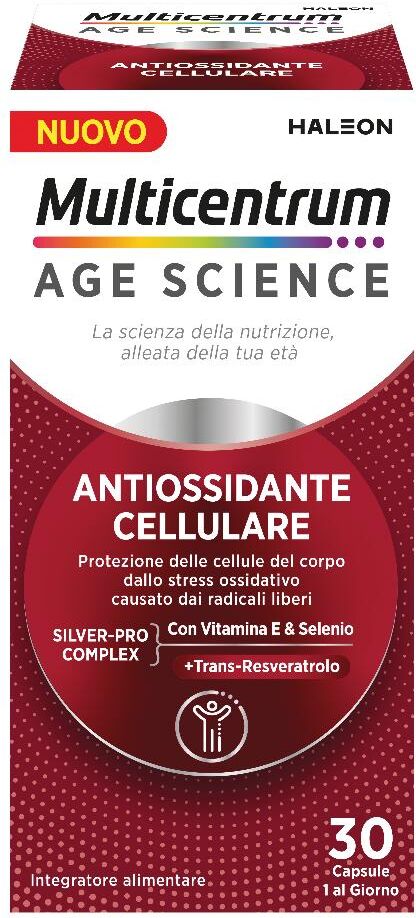HALEON ITALY Srl Multicentrum Age Science Antiossidante Cellulare, 30 Capsule