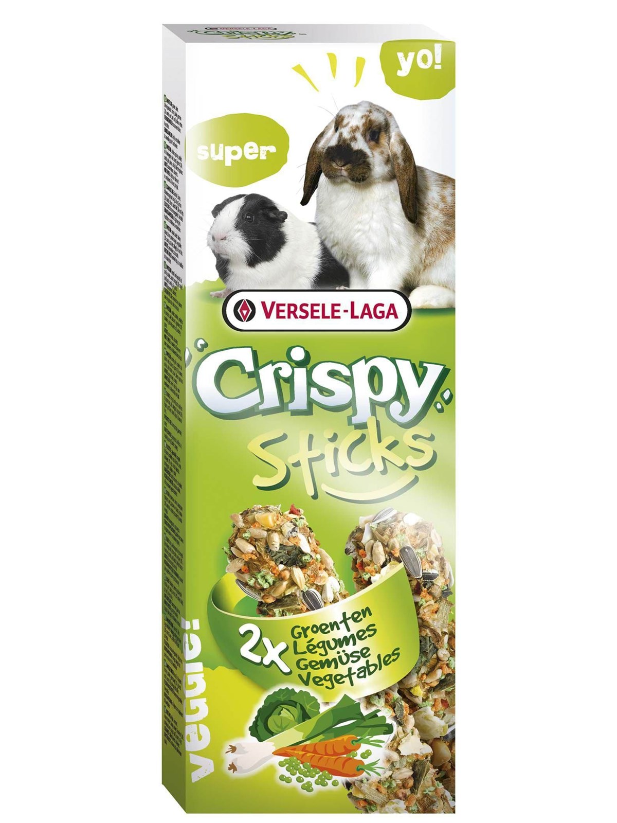 VERSELE-LAGA Sticks Rabbits-Guinea Pigs Vegetables 110g