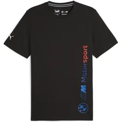 Puma, Herren, Sportshirt, BMW MMS Logo Tee + (S), Schwarz