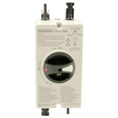 Benning Kurzschlussschalter 1500V PV-Systeme, Leerlaufspannung, Kurzschlussstrom, Isolationswiderstand, 1 Stk.