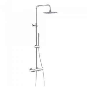 Schütte Duschsystem Aquaduct, verchromt, mit Armatur, Maße Regendusche Ø 25 cm